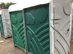 GREEN COLOURED PORTABLE EVENTS/SITE TOILET