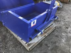 SPITFIRE 3-POINT LINKAGE MOUNTED TRANSPORT BOX, LITTLE USED