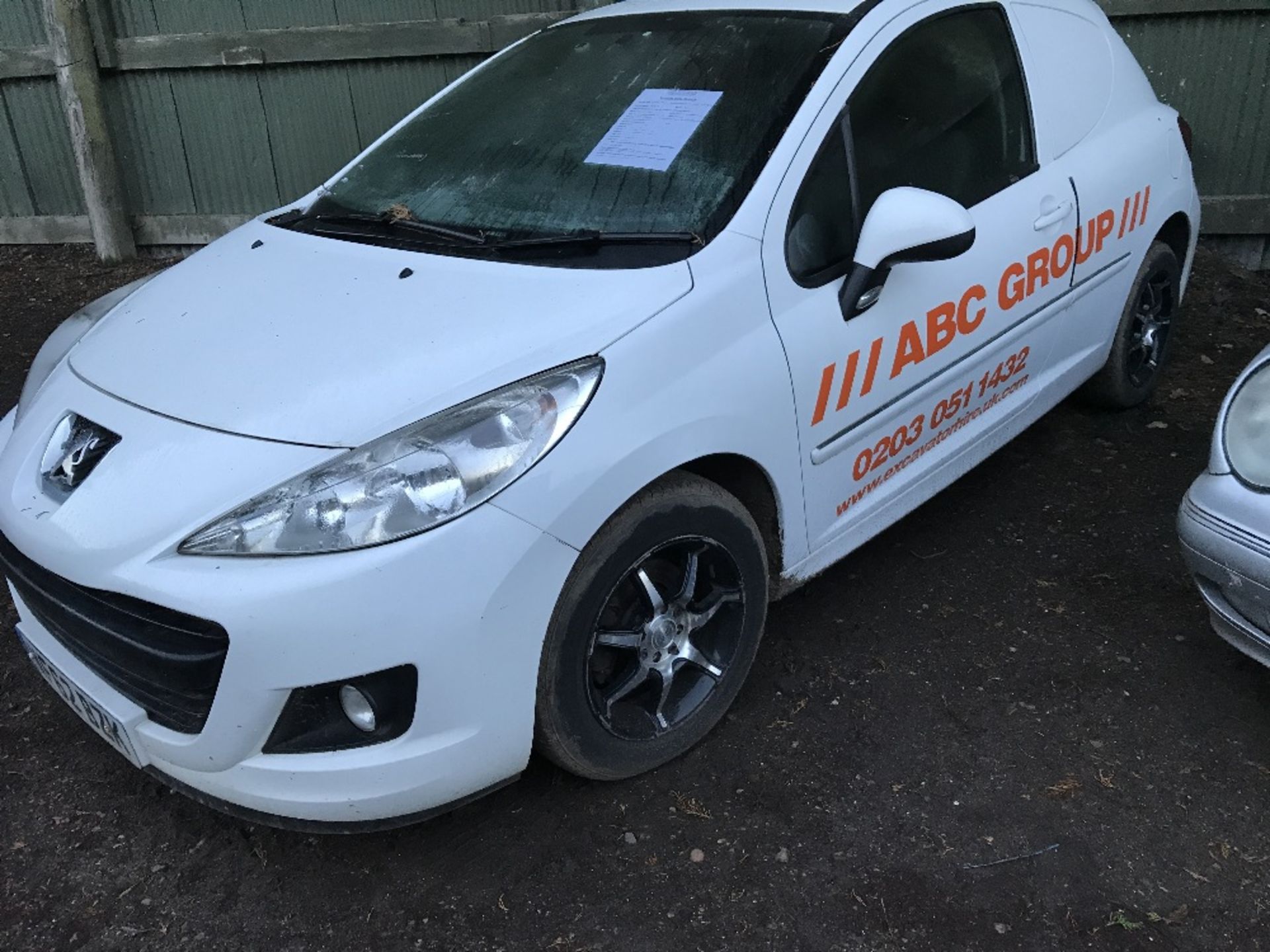 PEUGEOT 207 VAN, REG:WF62 BZK. FLEET UPDATE DUE TO CHANGE IN LONDON EMMISSION RULES FROM DVLA CHECK: