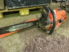 HUSQVARNA 562XP CHAINSAW..WHEN TESTED WAS SEEN TO RUN AND CHAIN TURNED...NO VAT ON HAMMER PRICE