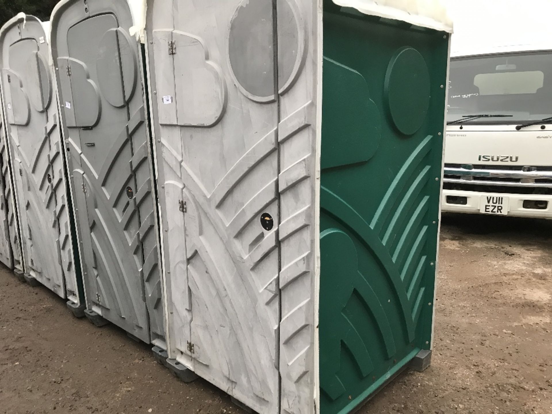 GREEN COLOURED PORTABLE EVENTS/SITE TOILET