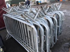 37NO METAL PEDESTRIAN BARRIERS