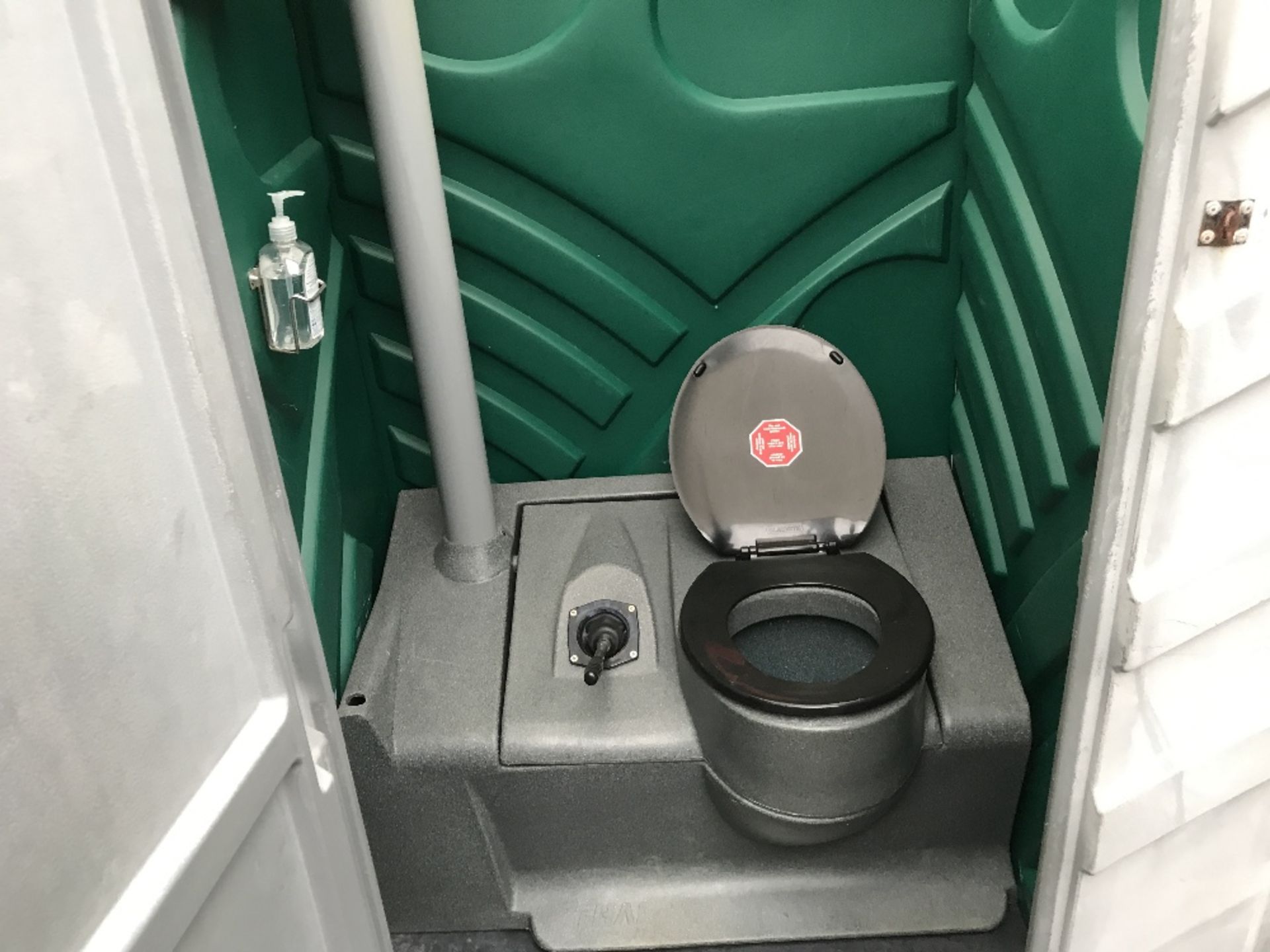 GREEN COLOURED PORTABLE EVENTS/SITE TOILET