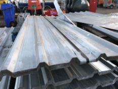 Pack of 25no. 10ft galvanised box profile roof sheets