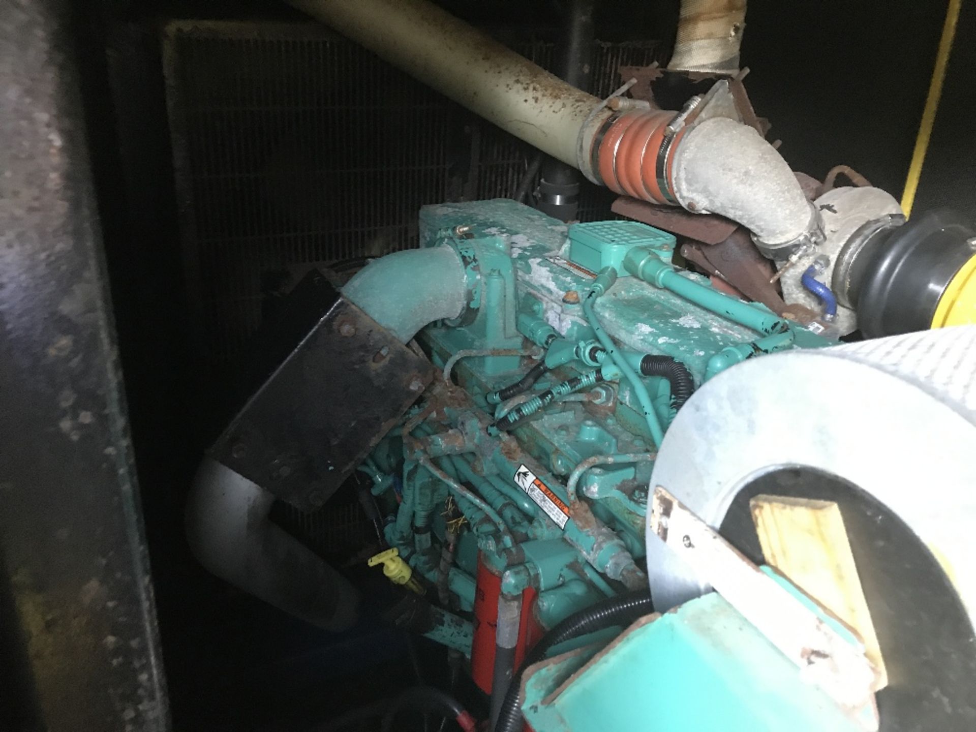 BRUNO 250KVA GENERATOR YEAR 2007 CUMMINS DIESEL ENGINE. ENGINE STARTS AND RUNS BUT ALTERNATOR - Image 8 of 8