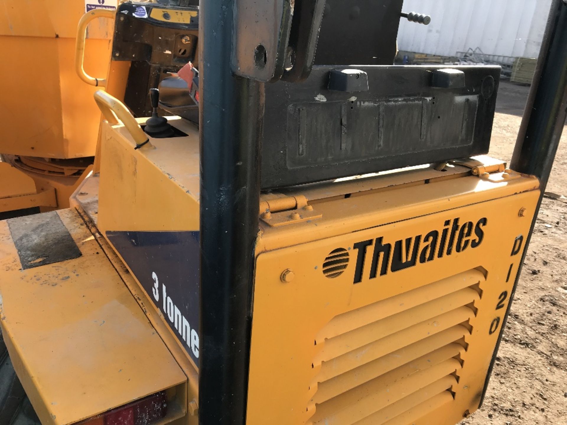 THWAITES 3 TONNE SWIVEL SKIP DUMPER, YEAR 2008 BUILD, 2629 REC HRS SN:SLCM573ZZ801B5247 WHEN - Image 5 of 7