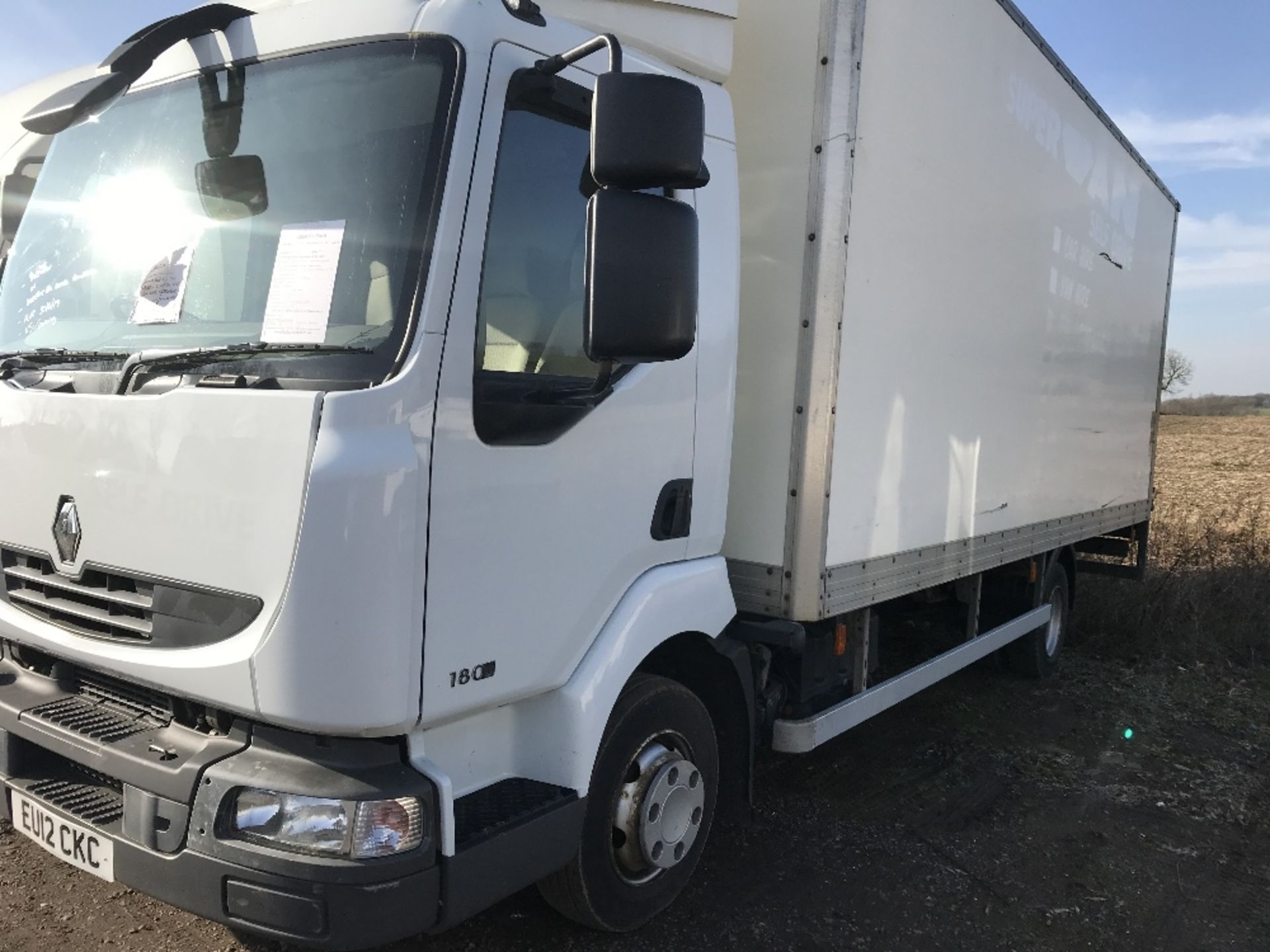 Renault Midlum 7500Kg box lorry with tail lift, reg. EU12 CKC, WITH V5. TEST TO 30.6.2019. Direct ex - Image 2 of 23