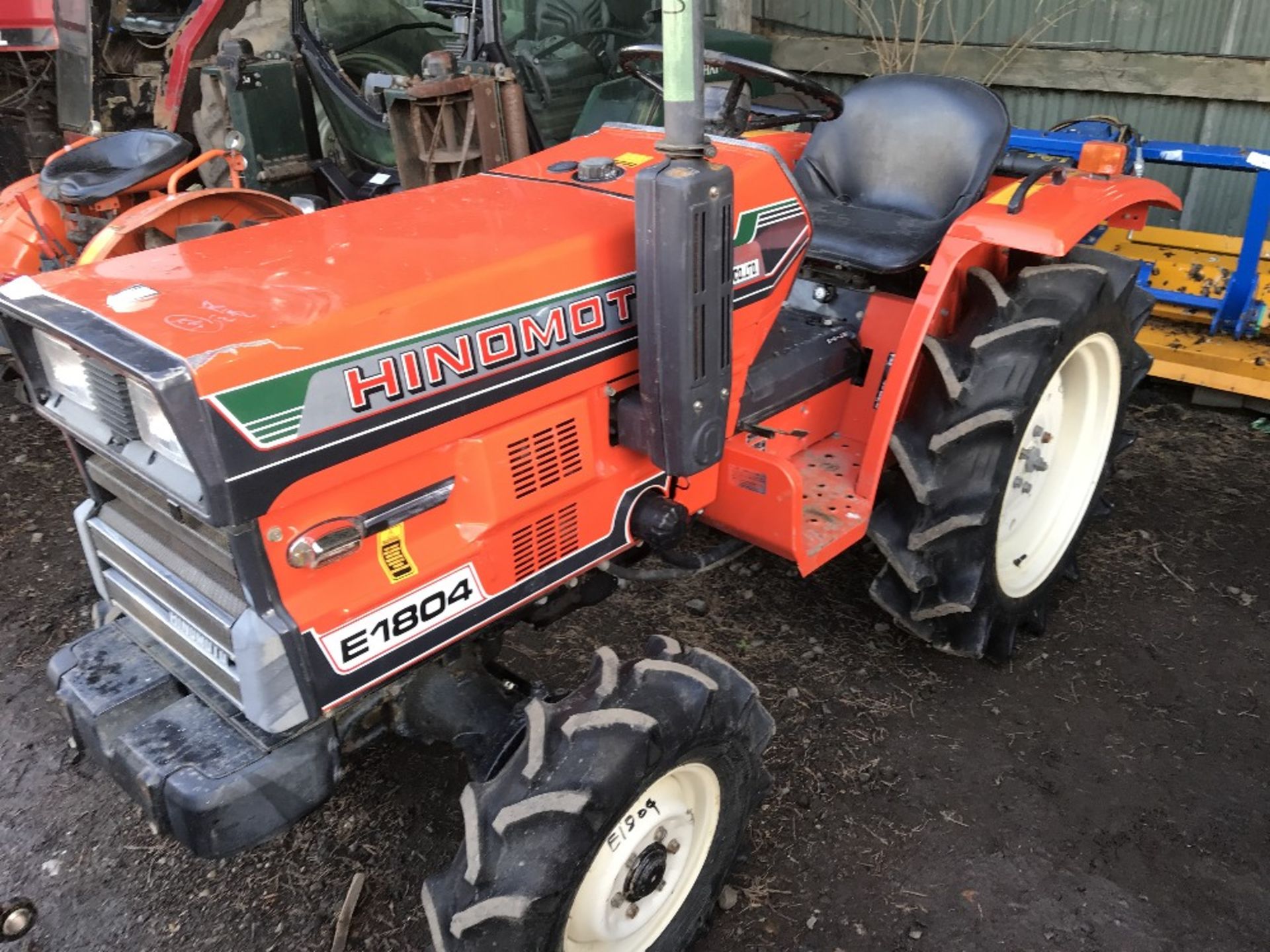 HINOMOTO E1804 4WD COMPACT TRACTOR SN:0679 WHEN TESTED WAS SEEN TO RUN, DRIVE, STEER AND BRAKE