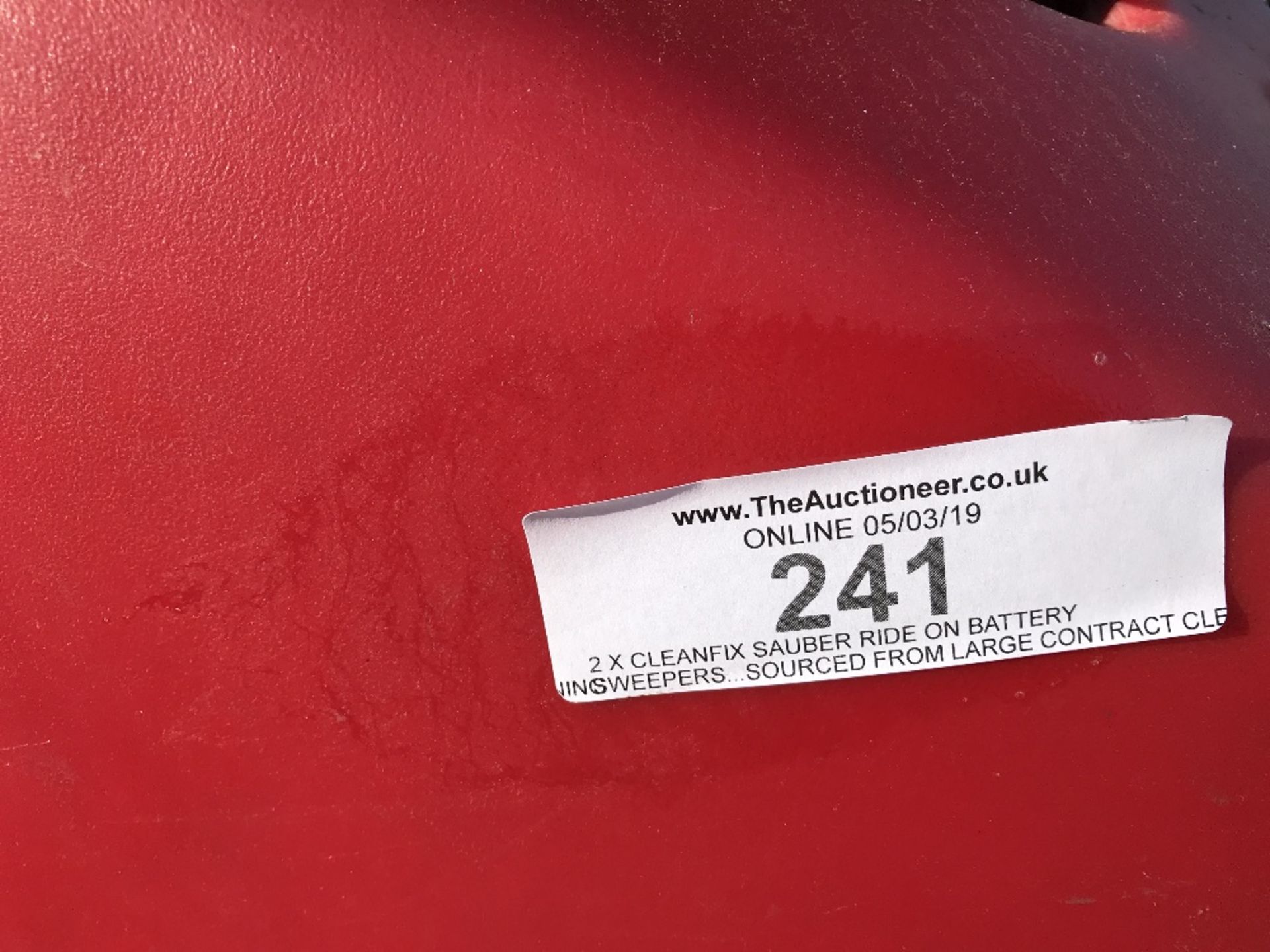 2 X CLEANFIX SAUBER RIDE ON BATTERY SWEEPERS...SOURCED FROM LARGE CONTRACT CLEANING COMPANY.....THIS - Image 6 of 6