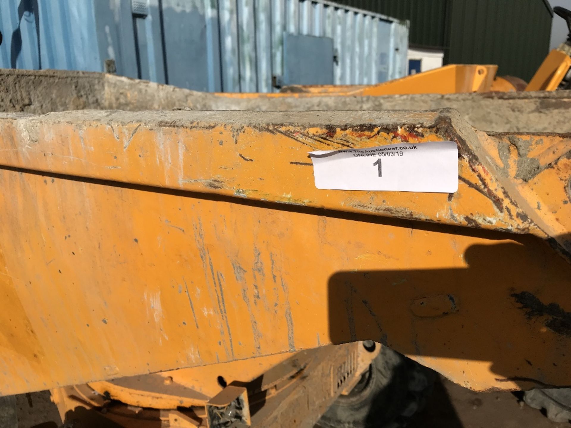 THWAITES 3 TONNE SWIVEL SKIP DUMPER, YEAR 2008 BUILD, 2629 REC HRS SN:SLCM573ZZ801B5247 WHEN - Image 7 of 7