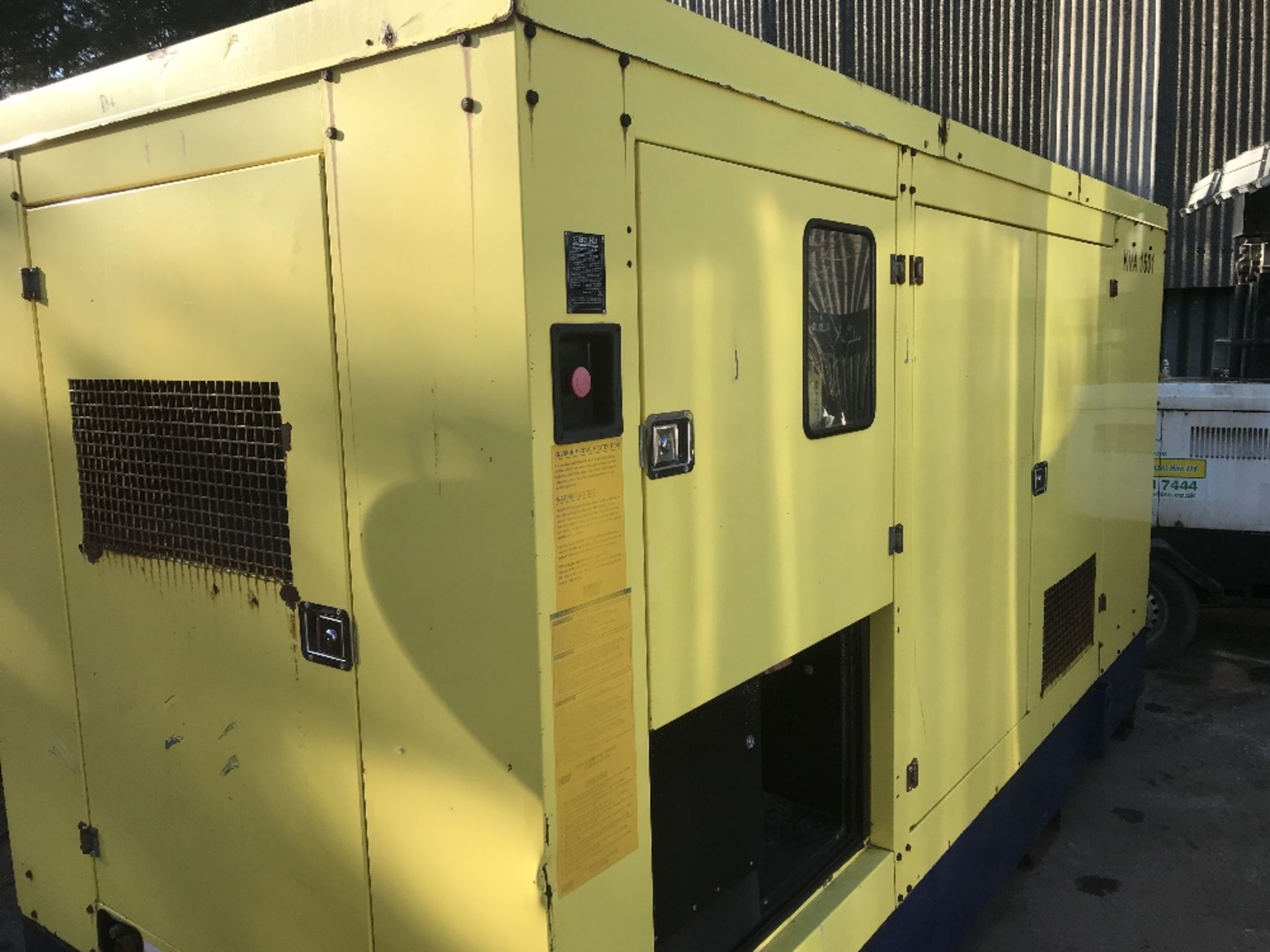 BRUNO 250KVA GENERATOR YEAR 2007 CUMMINS DIESEL ENGINE. ENGINE STARTS AND RUNS BUT ALTERNATOR