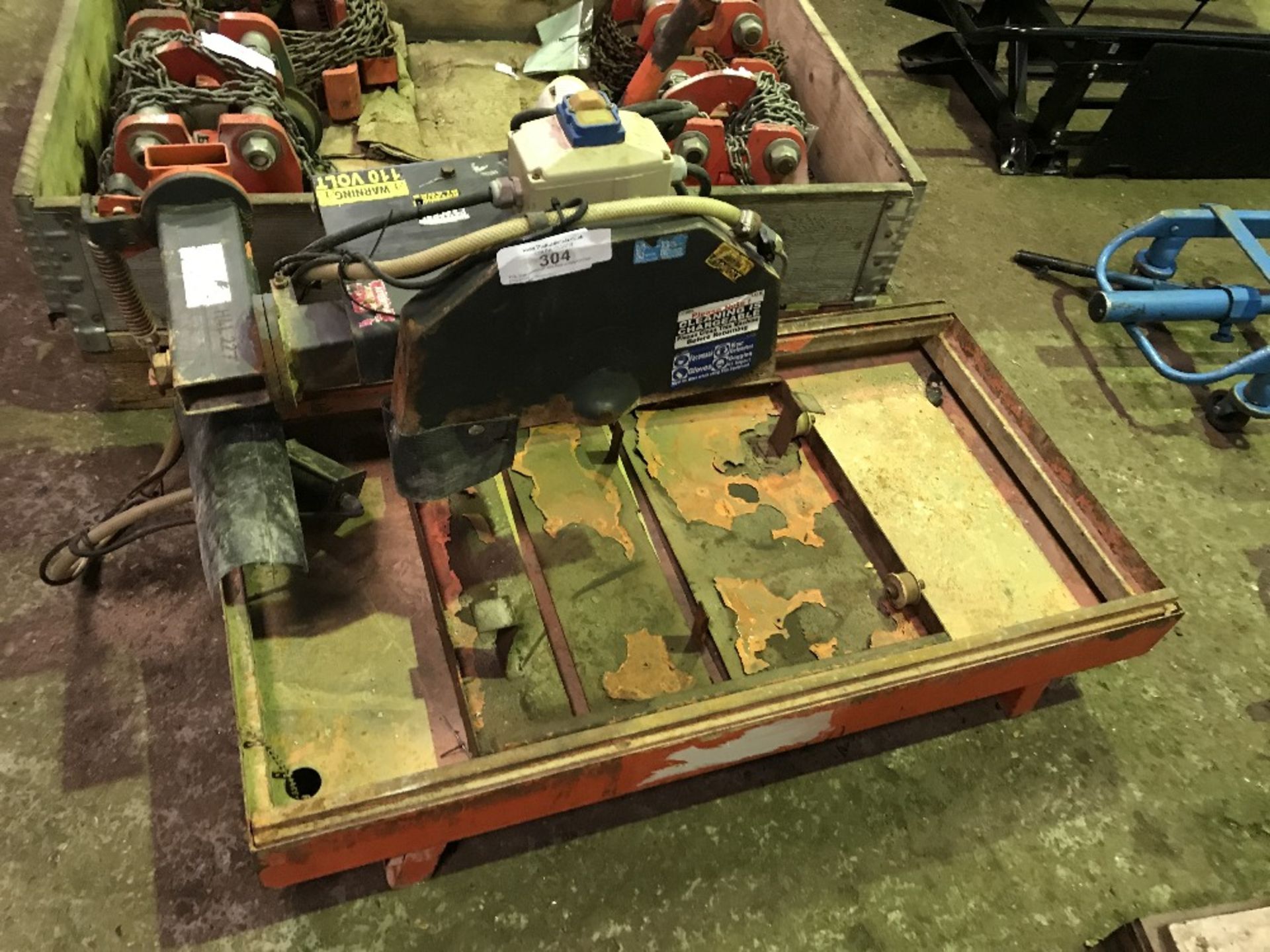 110v Slab sawbench, hire fleet update/renewal programme - Image 2 of 2