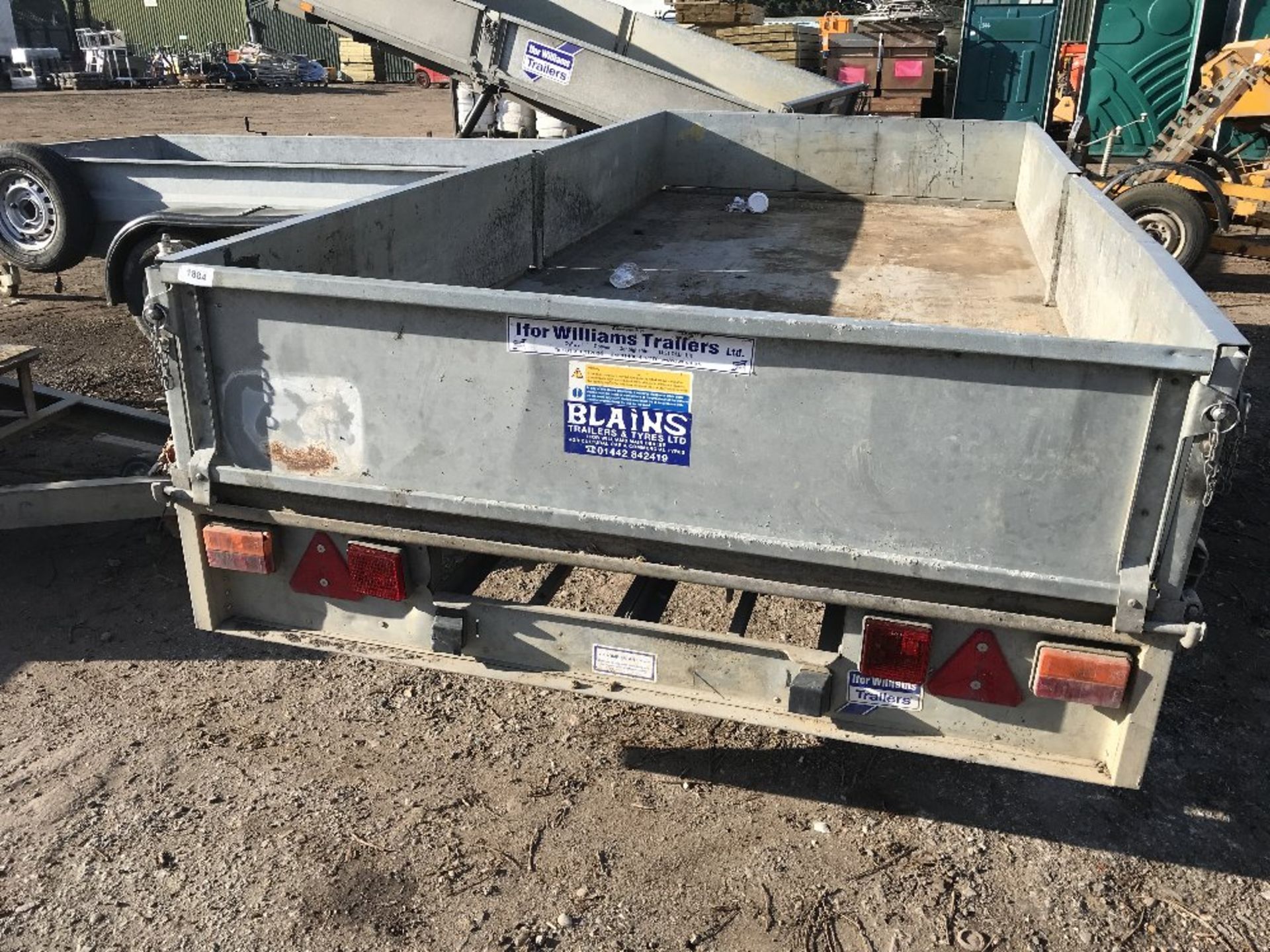 Ifor Williams LM125G drop side plant trailer, year 2012 SN:SCKD00000C5091480 - Image 4 of 5