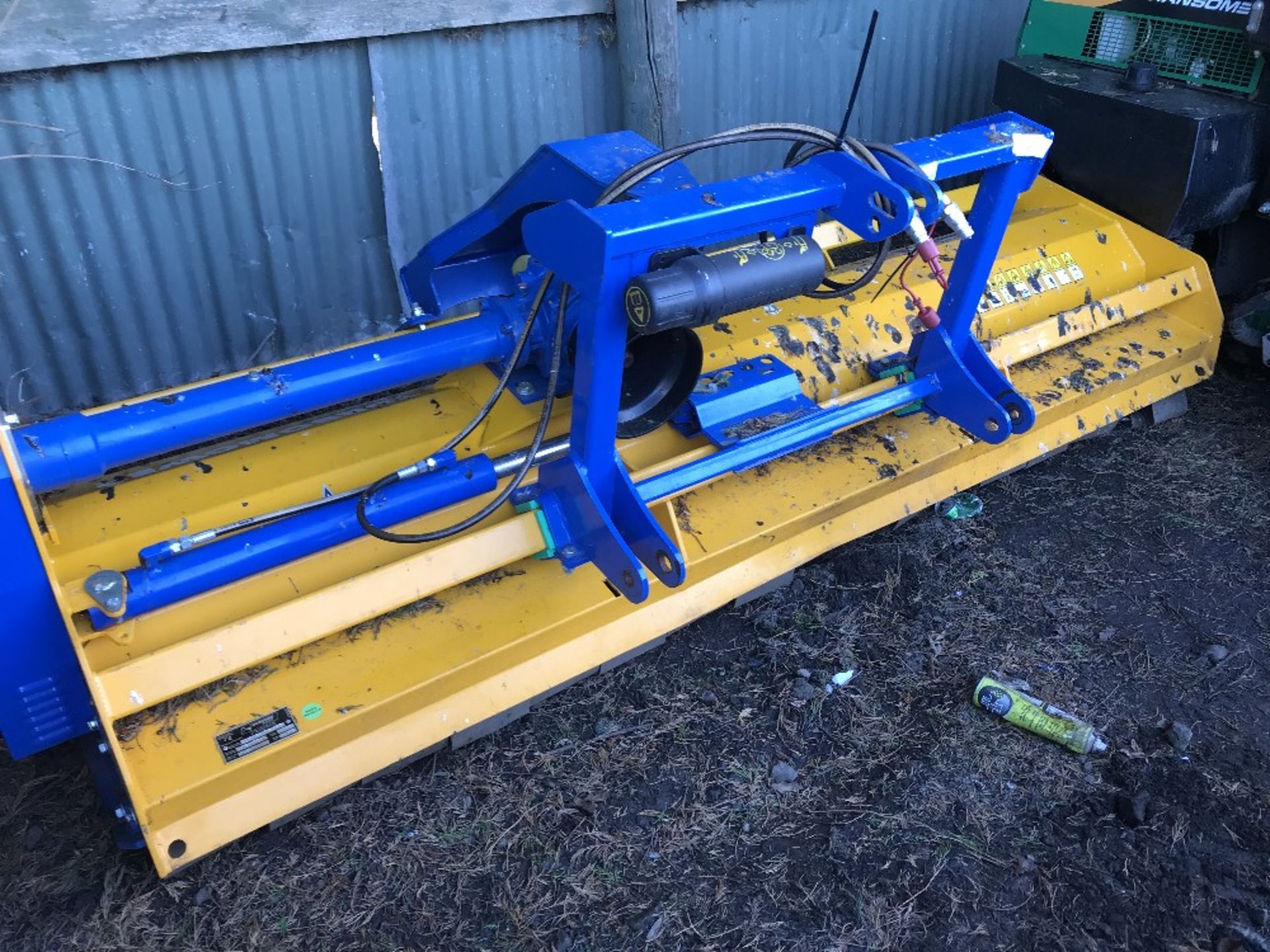 Bomford hydraulic offset flail mower, yr2018 build