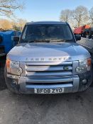 LANDROVER DISCOVERY REG:BF08 ZYO WITH V5, TESTED TILL APRIL 2019, .... NB: THIS ITEM IS LOCATED IN