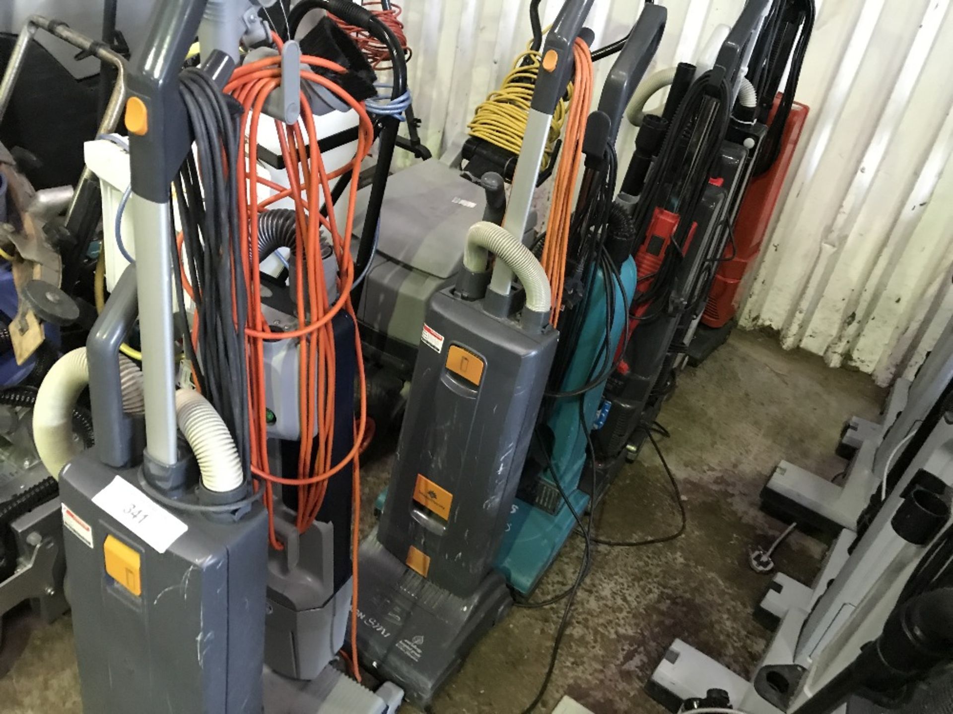 8 X ASSORTED VACUUM CLEANERS...SOURCED FROM LARGE CONTRACT CLEANING COMPANY.....THIS ITEM MAY BE