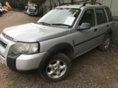 FREELANDER LWB, DIESEL, SILVER, REG. GF54 JHU. FIRST REG. 29.9.2004, TEST TO 3.6.2019, 115,118 REC.