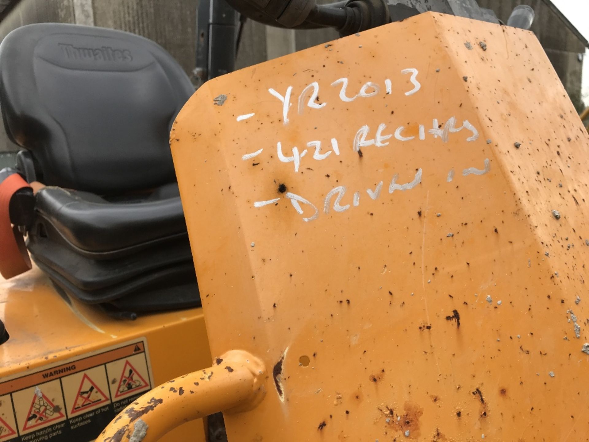 Thwaites 6tonne swivel skip dumper, yr2013 build SN;SLCM766Z1301C5579 421 REC HRS when tested was - Image 4 of 5