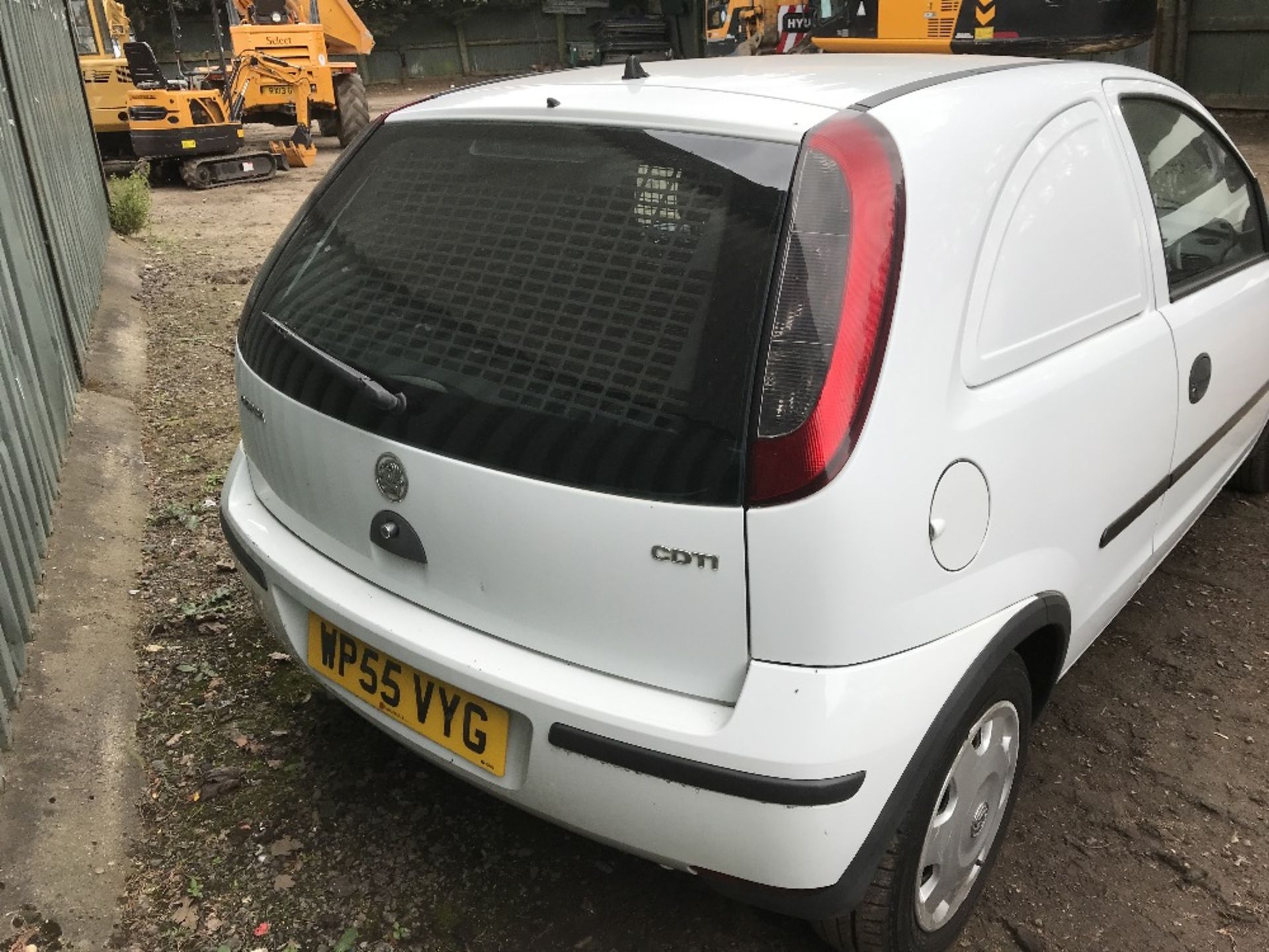 Vauxhall Corsa panel van, white, REG: WP55 VYG FIRST REG. 13.2.2006 TEST TO 3.1.2020 WITH V5 Sold - Image 4 of 6