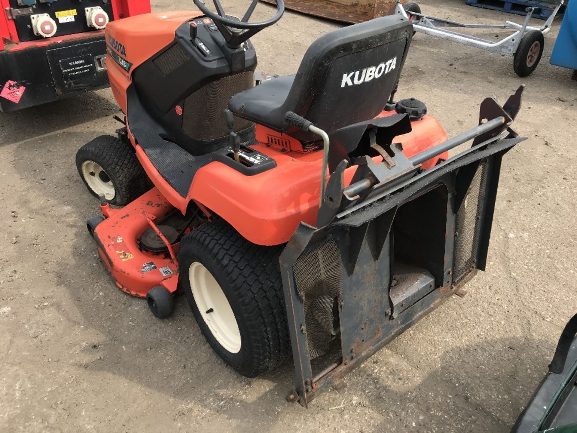 KUBOTA DIESEL RIDE ON MOWER STARTER MOTOR MISSING..UNTESTED - Image 3 of 7