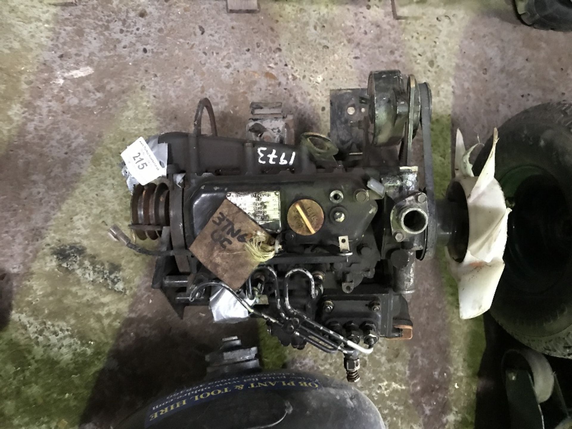 YANMAR 3 CYLINDER DIESEL ENGINE FOR COMPACT TRACTOR OR SIMILAR - Image 2 of 2