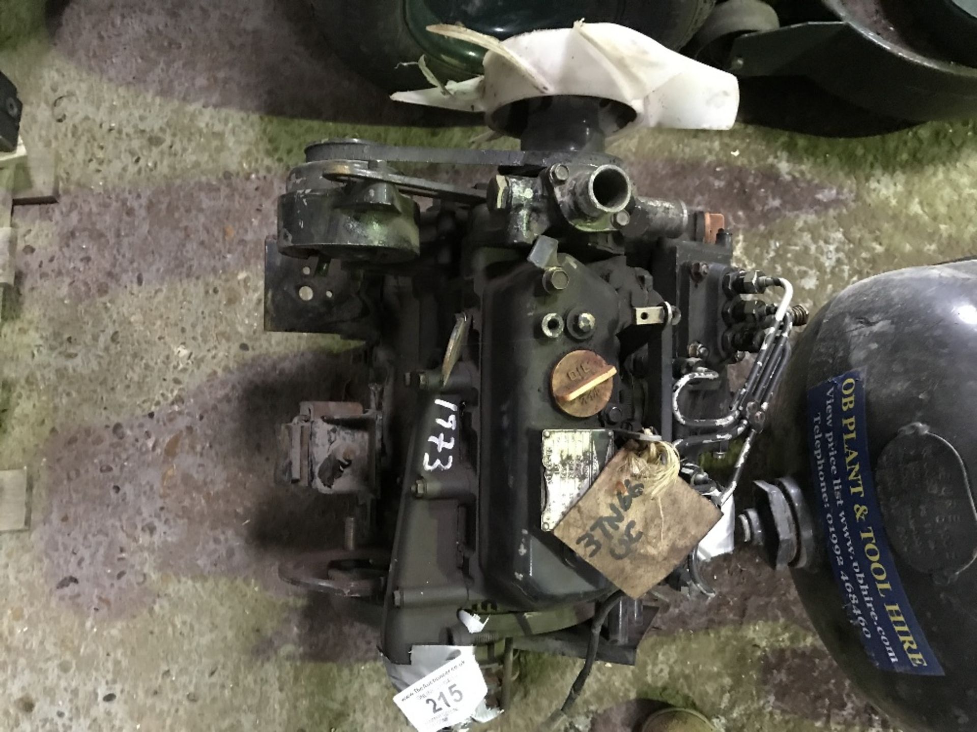 YANMAR 3 CYLINDER DIESEL ENGINE FOR COMPACT TRACTOR OR SIMILAR