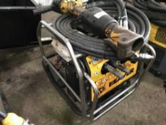 JCB BEAVER HYDRAULIC BREAKER PACK WITH GUN AND HOSE Sold Under The Auctioneers Margin Scheme, NO VAT