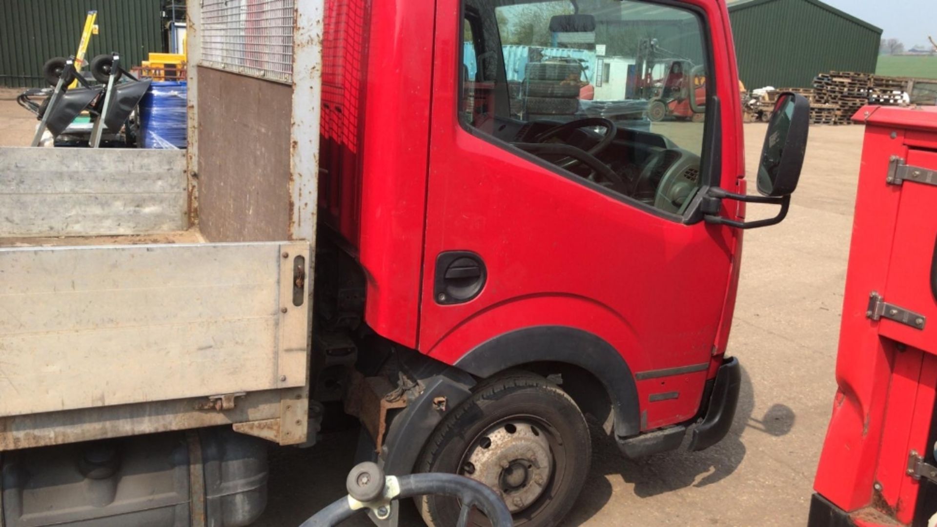 NISSAN CABSTAR DROP SIDE TRUCK REG:PY10 EHX WHEN TESTED WAS SEEN TO DRIVE, STEER AND BRAKE (ENGINE - Image 2 of 5