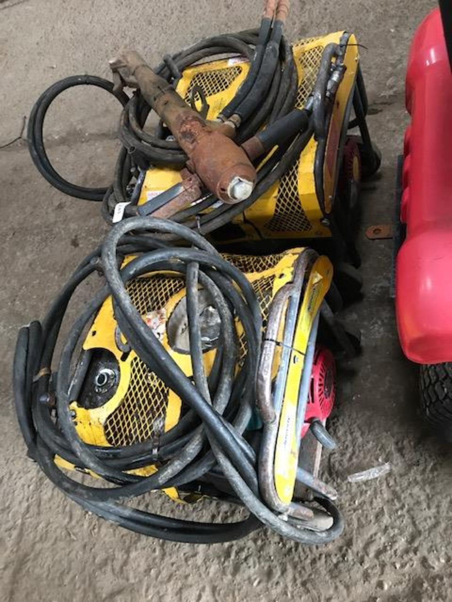 2 X ATLAS COPCO L9P-20P HYDRAULIC BREAKER PACKS C/W HOSES & 1 X GUN - Image 3 of 4