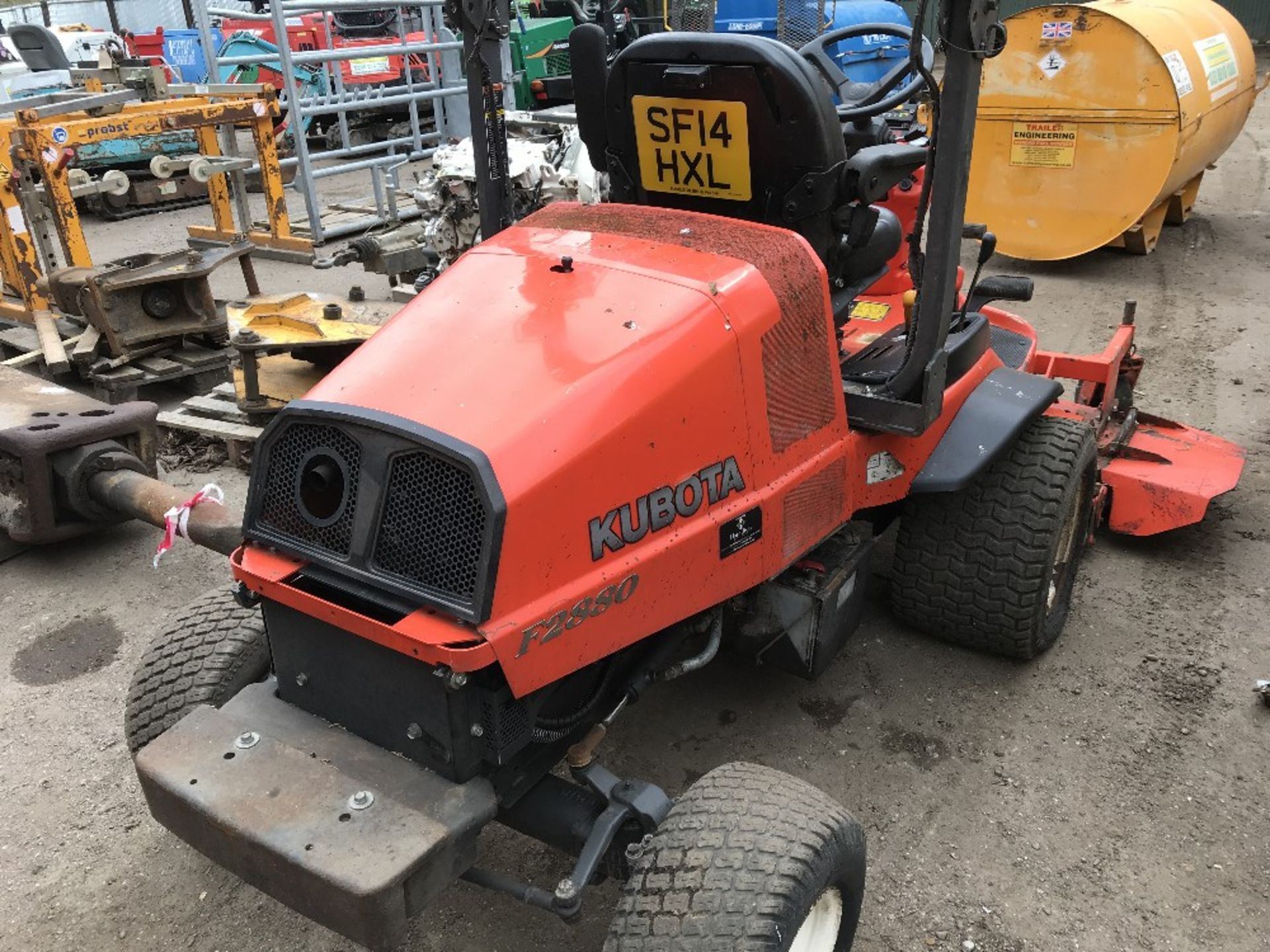 KUBOTA 2880 4WD OUTFRONT MOWER, 2160 REC.HRS. REG: SF14 HXL, V5 TO FOLLOW when tested was seen to - Image 5 of 5