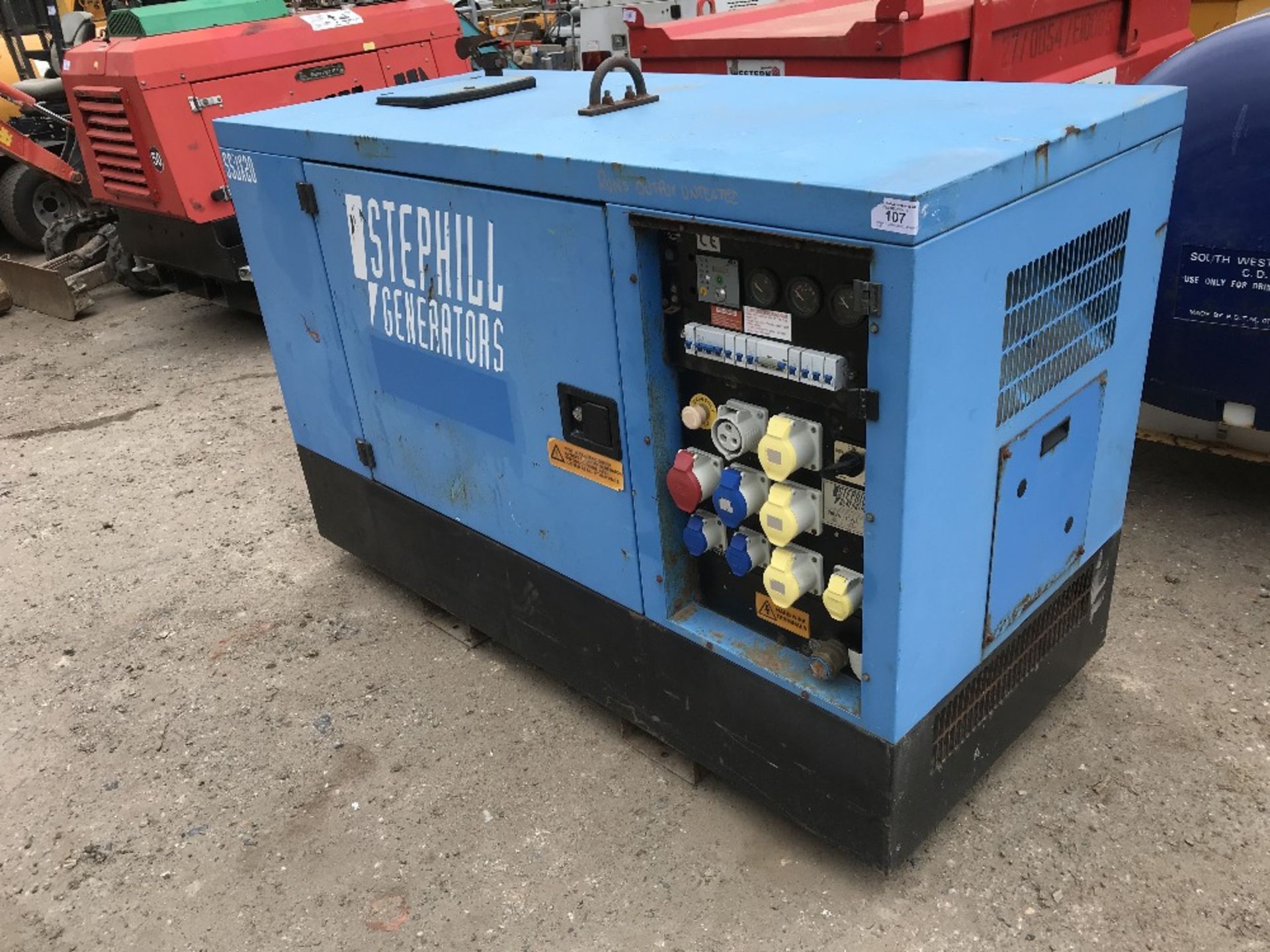 STEPHILL 20KVA SKID GENERATOR SET..untested