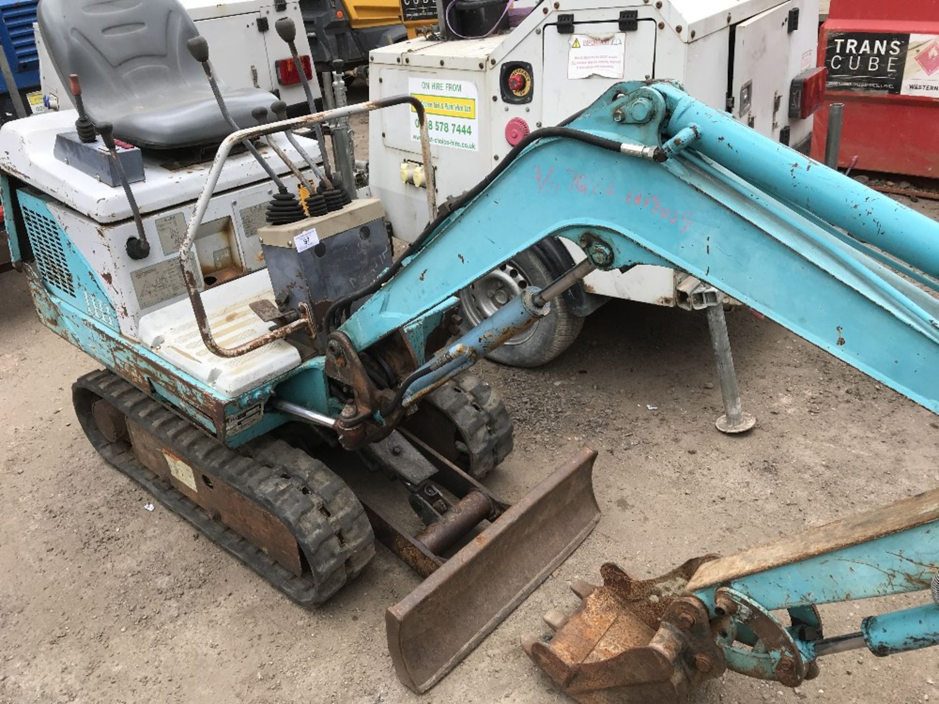 IHI 70X3 mini excavator SN:1319029 when tested was seen to start, drive, slew and dig