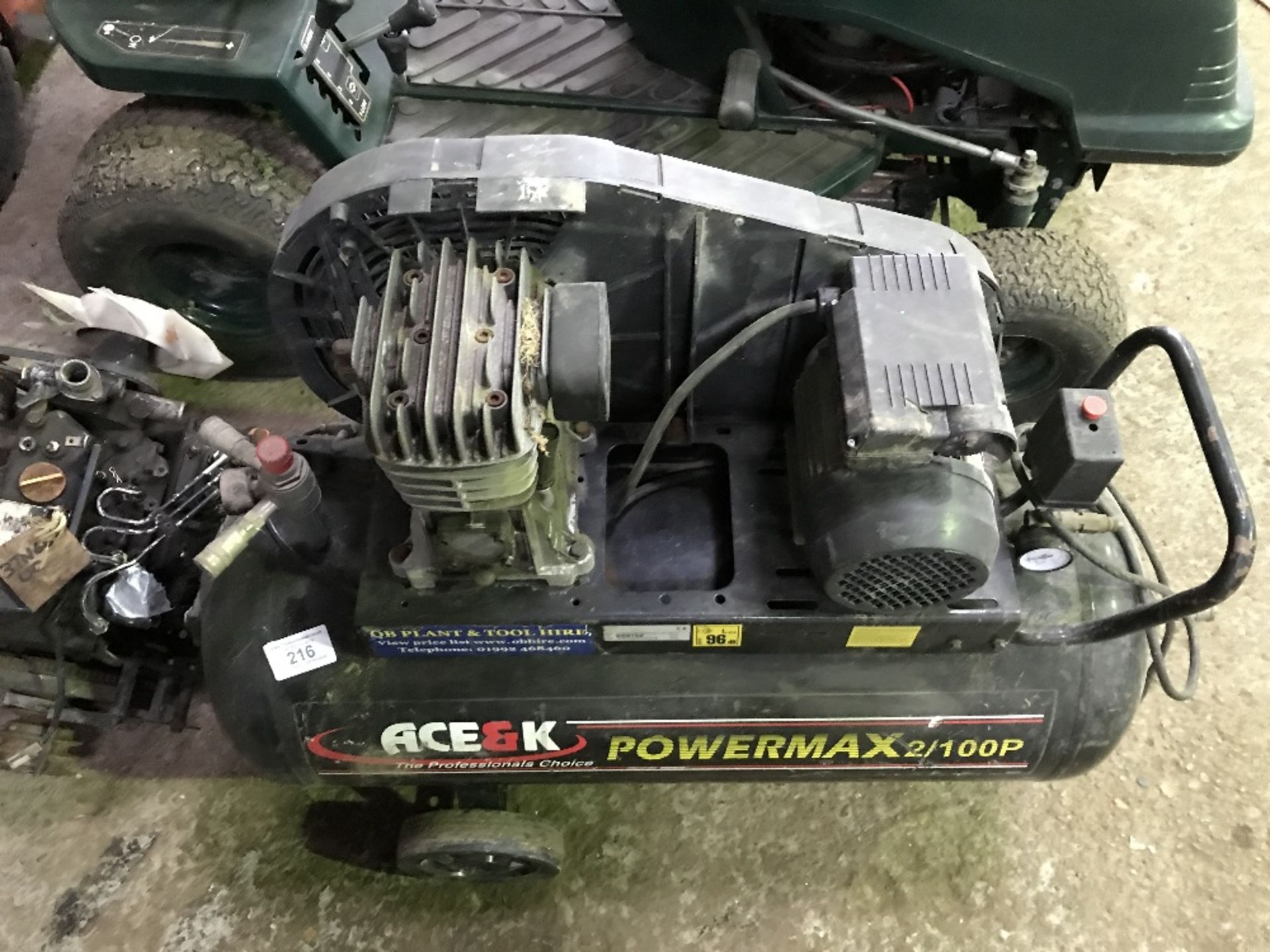 POWERMAX COMPRESSOR Sold Under The Auctioneers Margin Scheme, NO VAT Charged on the hammer price