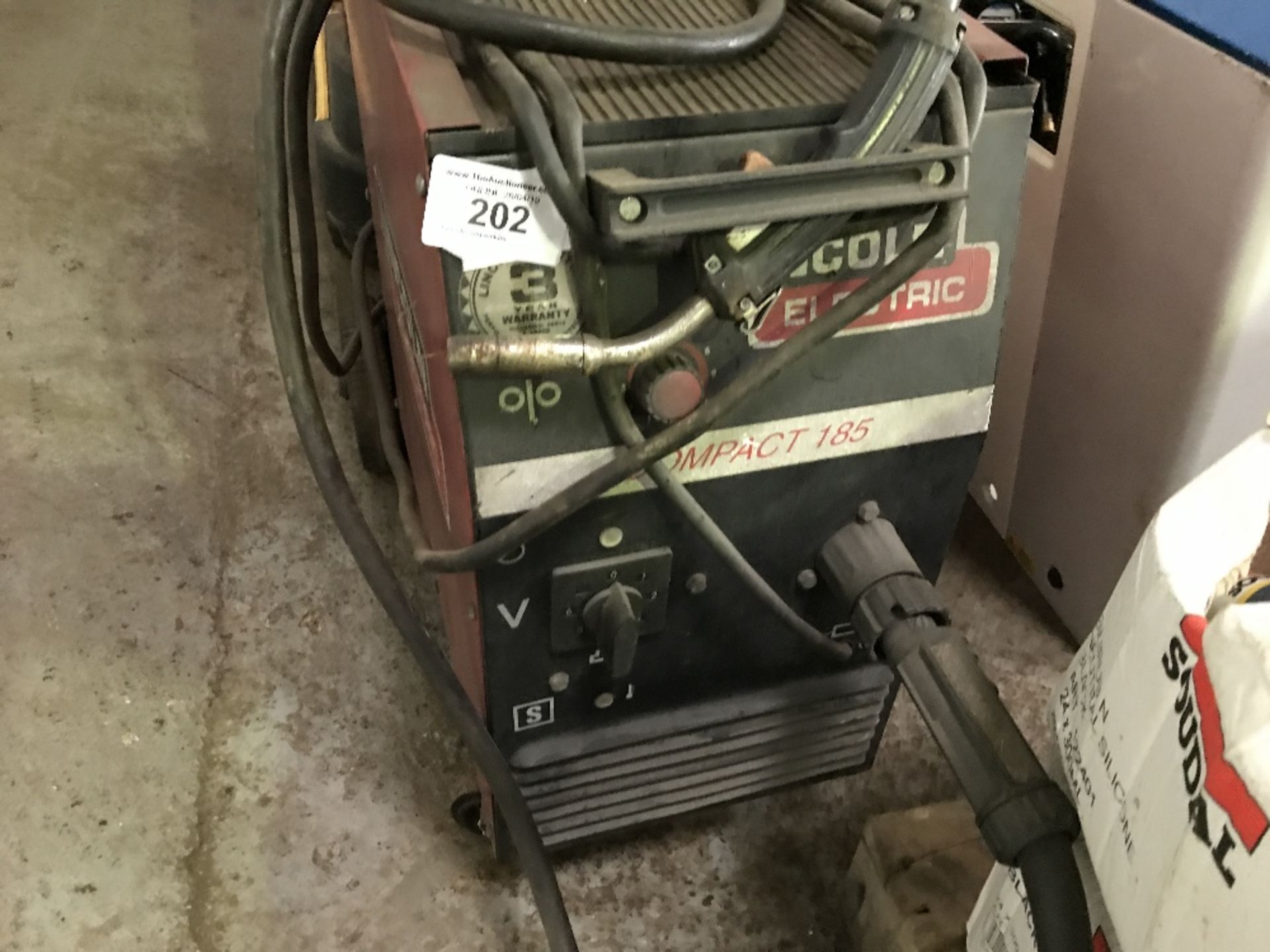 Lincoln mig welder Sold Under The Auctioneers Margin Scheme, NO VAT Charged on the hammer price of