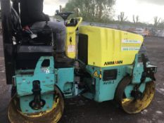 AMMANN AV26 DOUBLE DRUM RIDE ON ROLLER.. when tested was seen to start, drive and vibrate