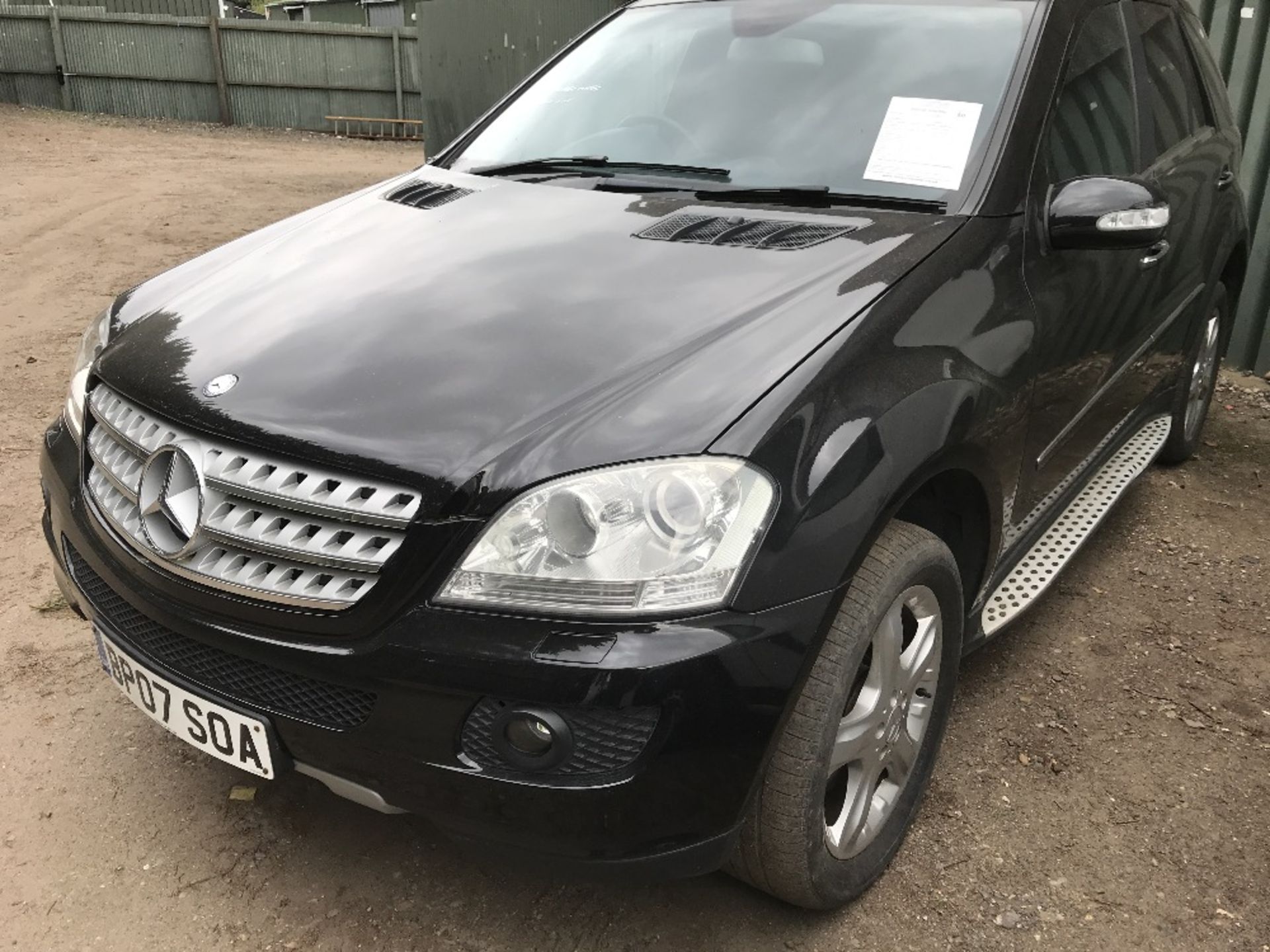 MERCEDES ML280 CDI SPORT AUTO, BLACK, REG. BP07 SOA , WITH V5. 150,770 REC.MILES. Sold Under The