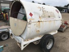 2000litre Bunded site towed diesel bowser