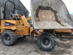 Thwaites 6tonne swivel skip dumper, yr2013 build SN;SLCM766Z1301C5579 421 REC HRS when tested was