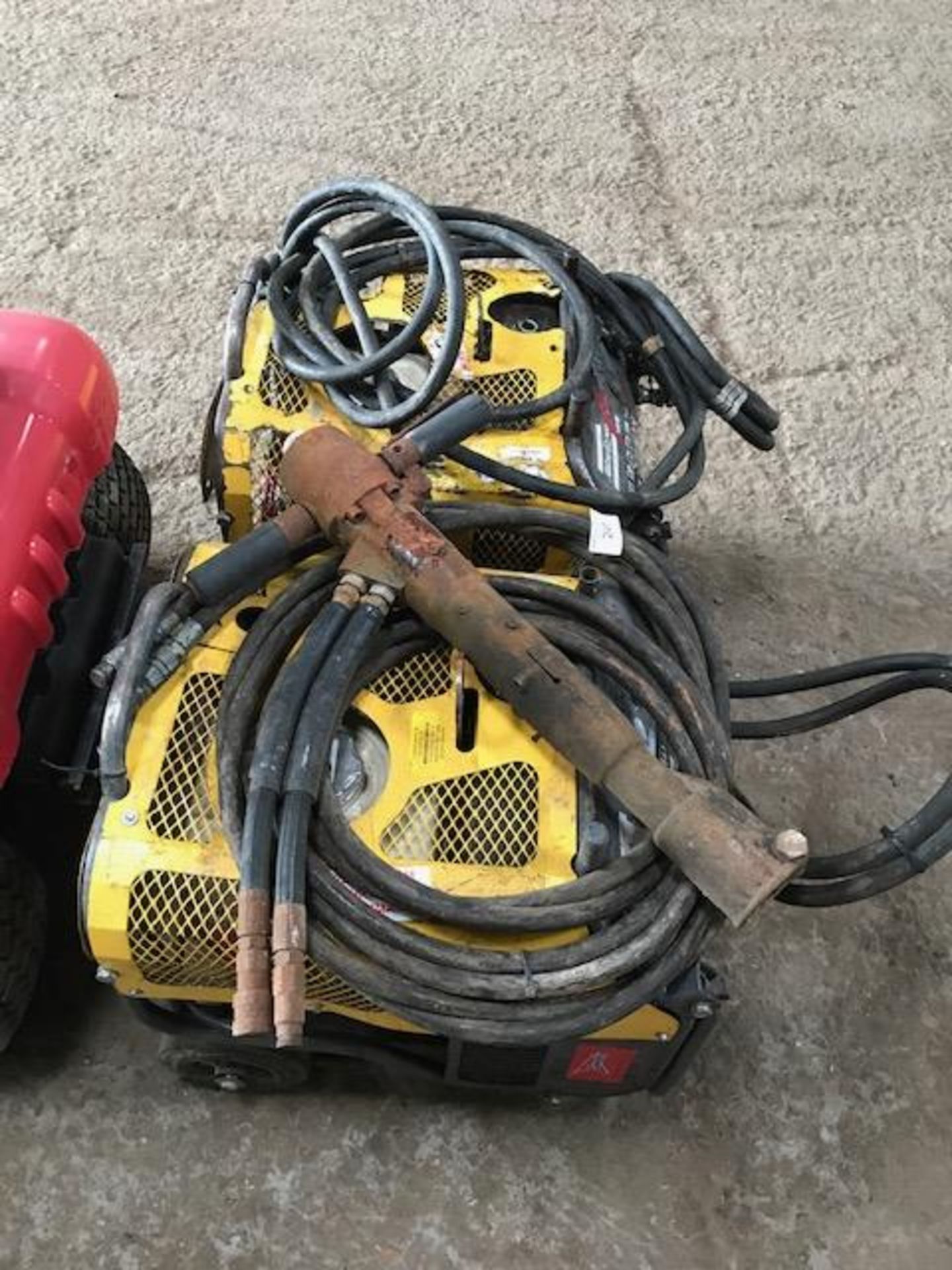 2 X ATLAS COPCO L9P-20P HYDRAULIC BREAKER PACKS C/W HOSES & 1 X GUN - Image 4 of 4