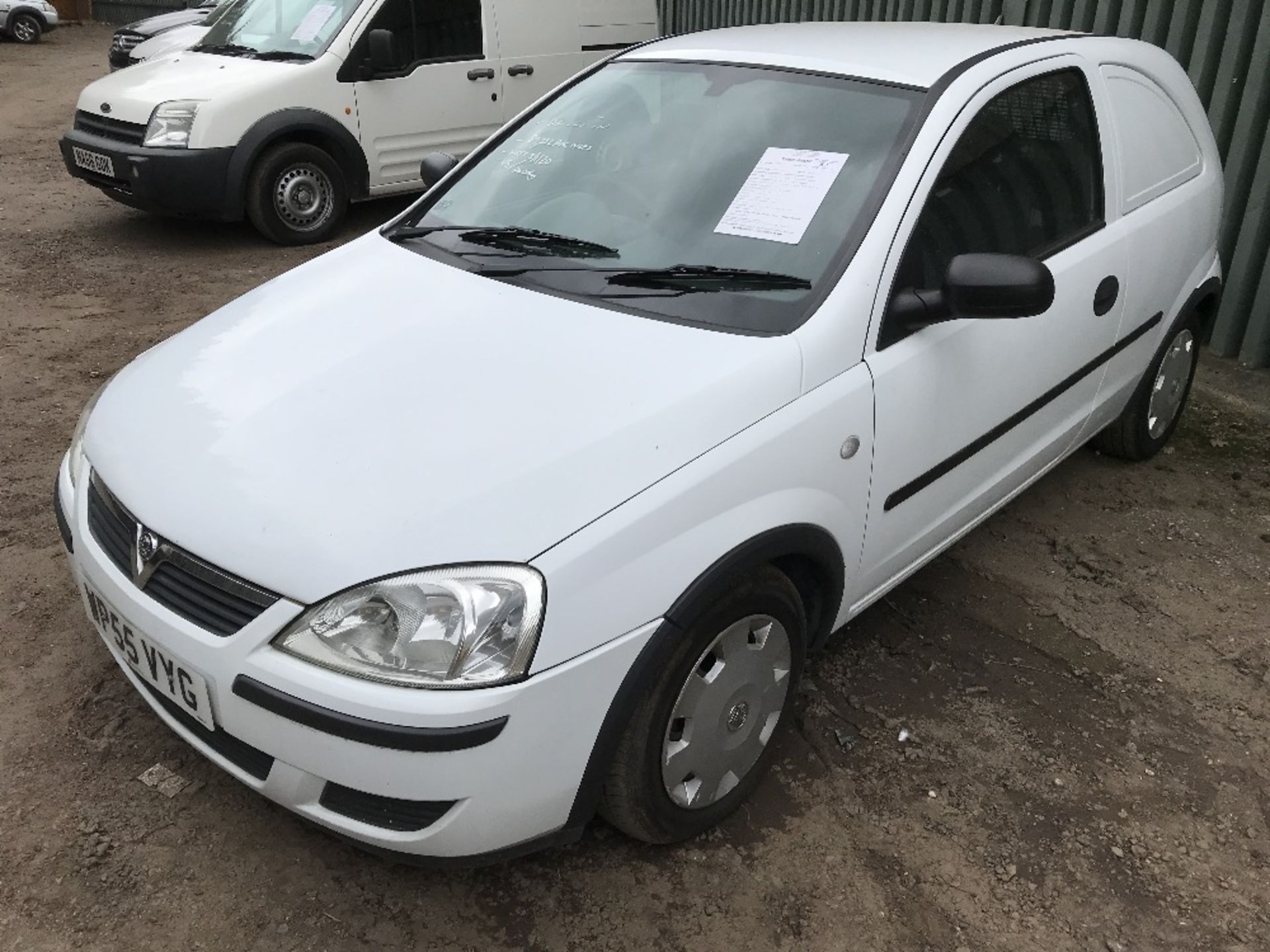 Vauxhall Corsa panel van, white, REG: WP55 VYG FIRST REG. 13.2.2006 TEST TO 3.1.2020 WITH V5 Sold