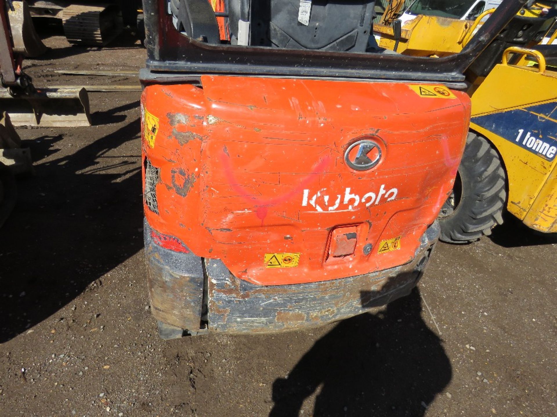 KUBOTA KX015-4 1.5TONNE MINI DIGGER, YEAR 2015 BUILD. SUPPLIED WITH 2 X BUCKETS AS SHOWN, QUICK - Image 11 of 13