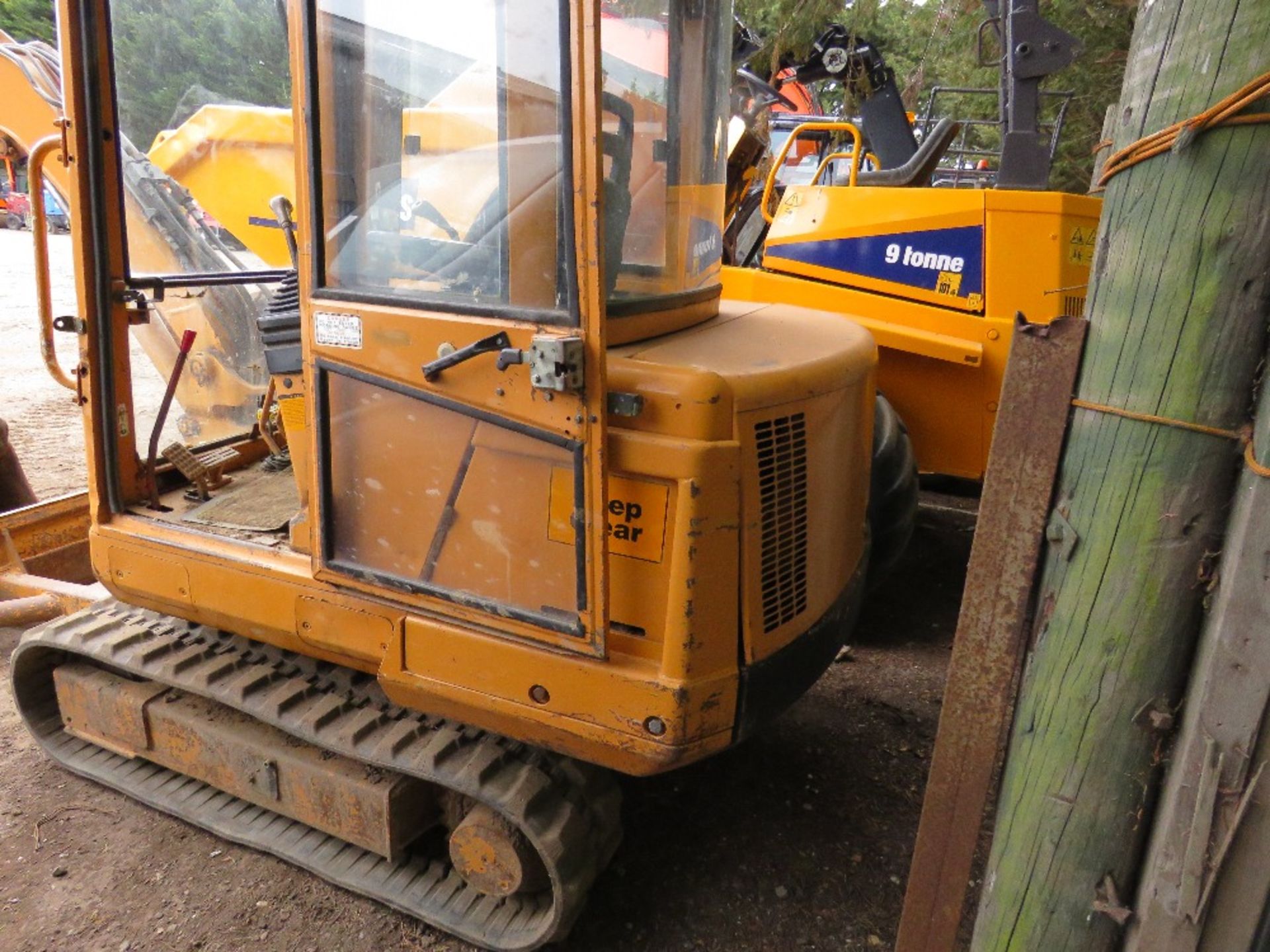 Case 2.8tonne mini digger 1NO. BUCKET SN: GCK2855956 WHEN TESTED WAS SEEN TO DRIVE, SLEW AND DIG - Image 5 of 7