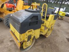 BOMAG BV80 DOUBLE DRUM ROLLER, APPROX. YEAR 2002, RECORDED HOURS: 524, SN: 101460422916, DIRECT FROM