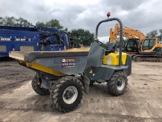 2015 WACKER NEUSON 3001 DUMPER-SWIVEL, SN: WNCD0305EPAL00838, RECORDED HOURS: 692, REG: AY15 KXE