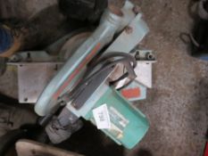 HITACHI CHOP SAW WITH STONE CUTTING BLADE