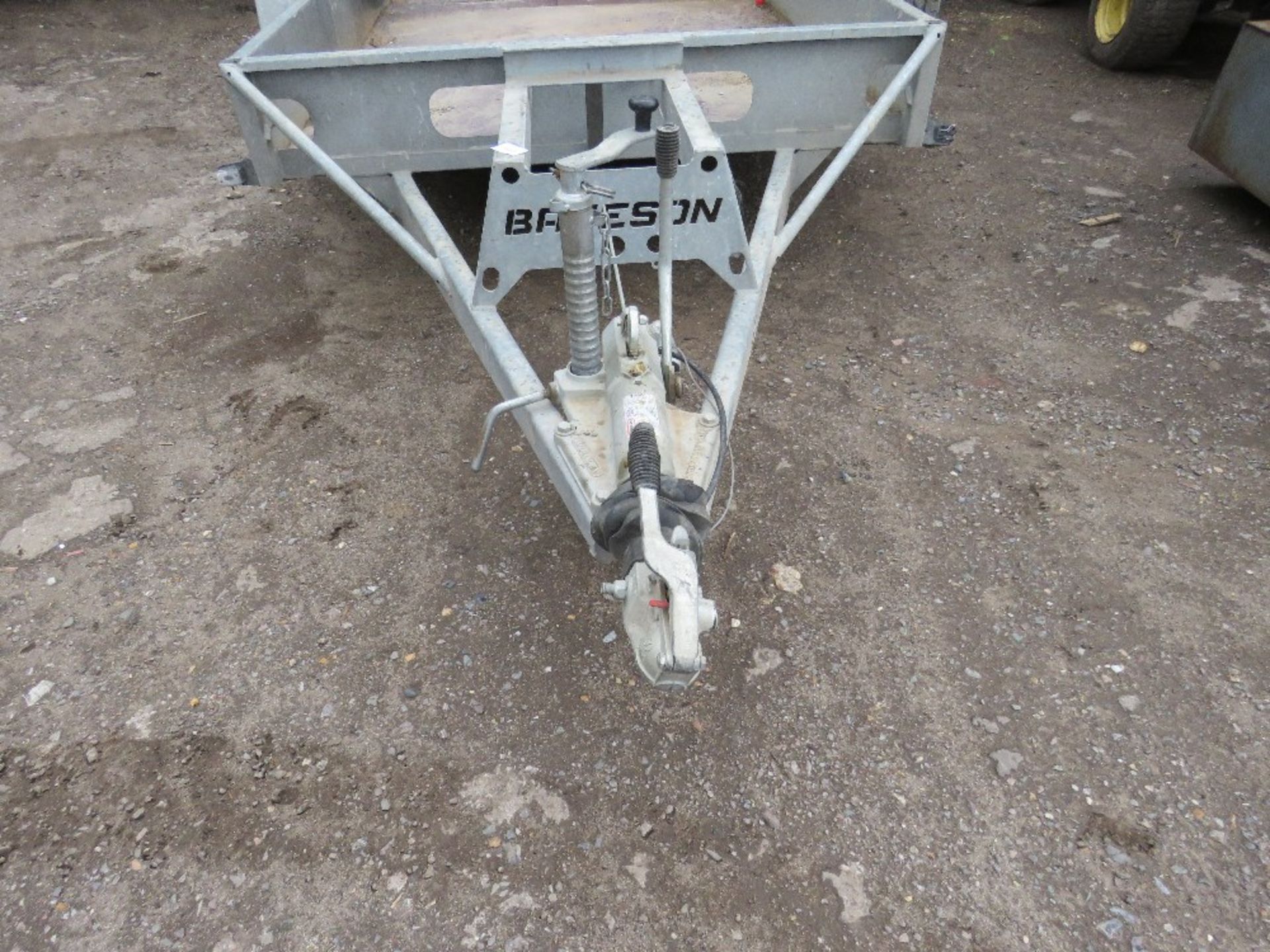 BATESON 3500KG RATED HEAVY DUTY PLANT TRAILER, INTERNAL SIZE 5.5FT X 9FT 6" APPROX - Image 2 of 8