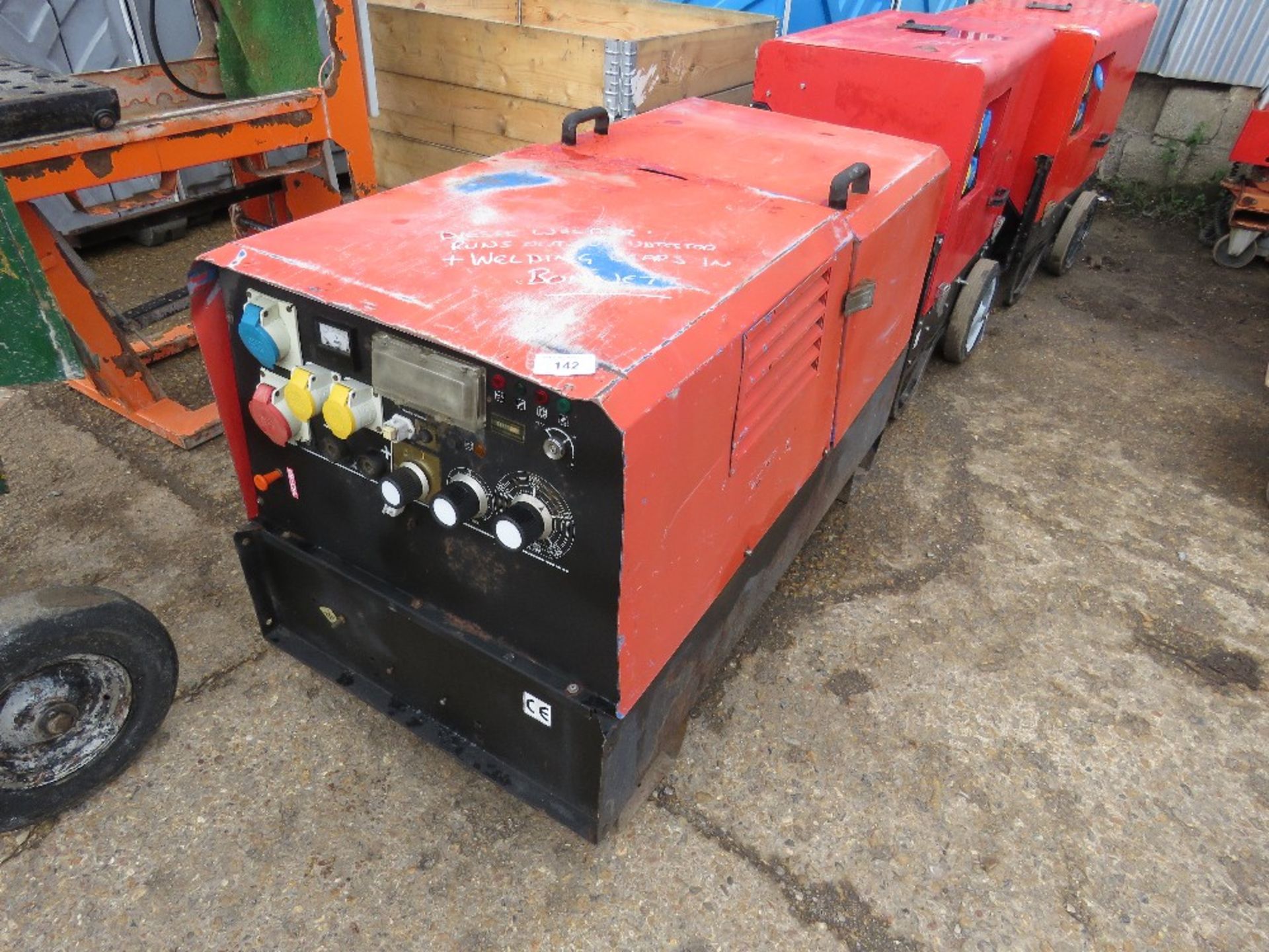 DIESEL ENGINED WELDER C/W LEADS