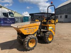 2015 JCB 1 TONNE HI TIP DUMPER. SN: 2491, RECORDED HOURS: 697 WHEN TESTED WAS SEEN TO DRIVE,