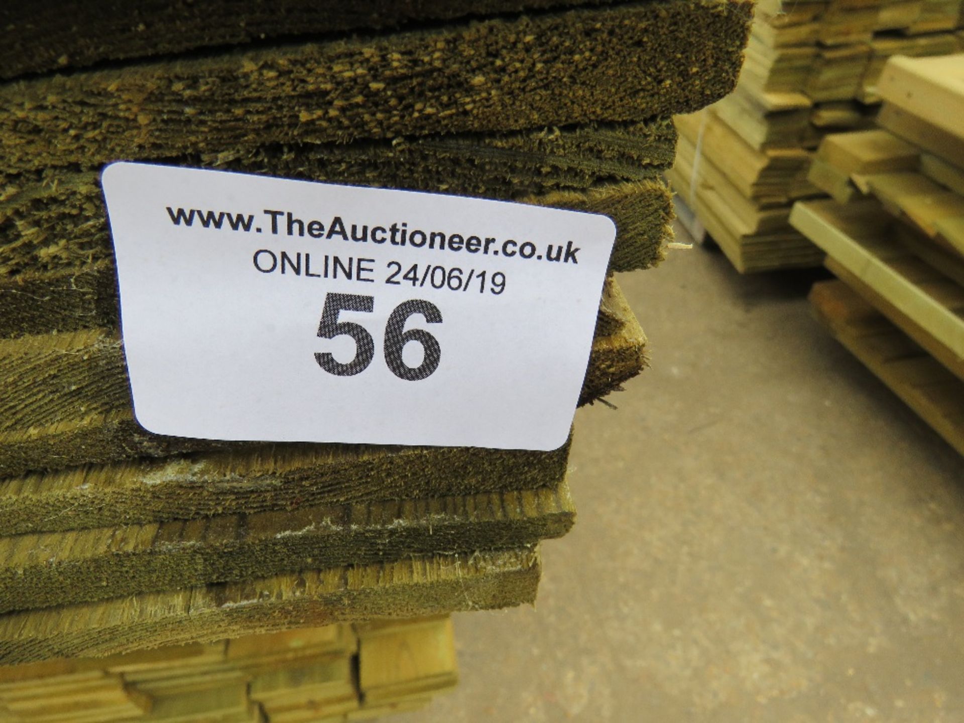 2 X PALLETS OF 1.65M AND 1.8MM LENGTH FEATHER EDGE TIMBER - Image 5 of 5