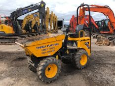 2015 JCB 1THT DUMPER SN: SLBDPPKJEFFRA2567, RECORDED HOURS: 689 WHEN TESTED WAS SEEN TO DRIVE,